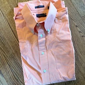 F.A. MacCluer - orange checkered shirt